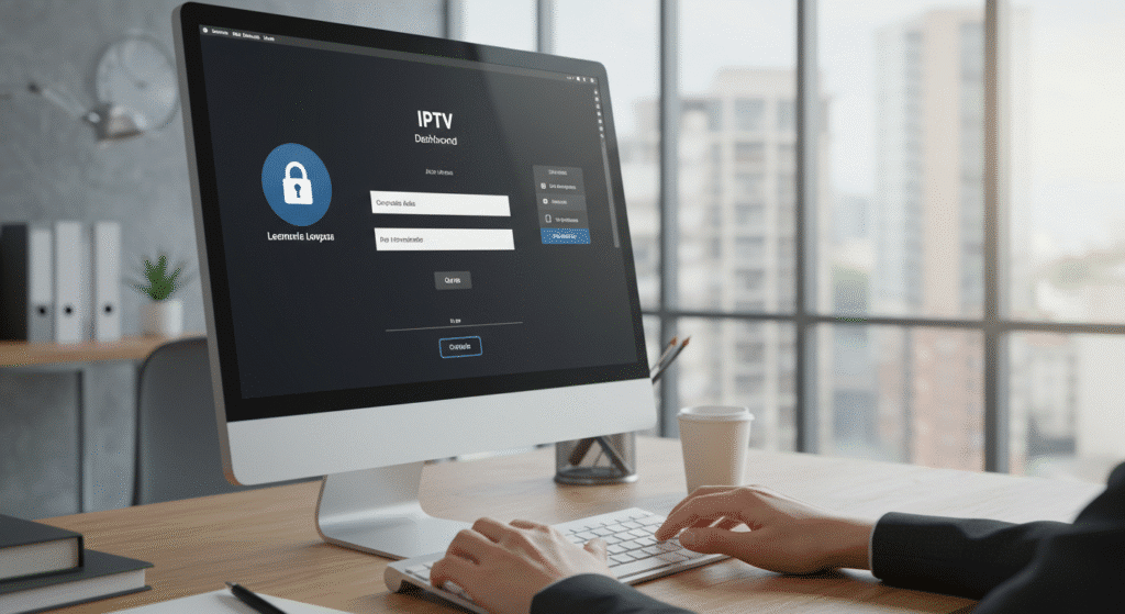 usuario accediendo al cccambox area miembros desde su ordenador