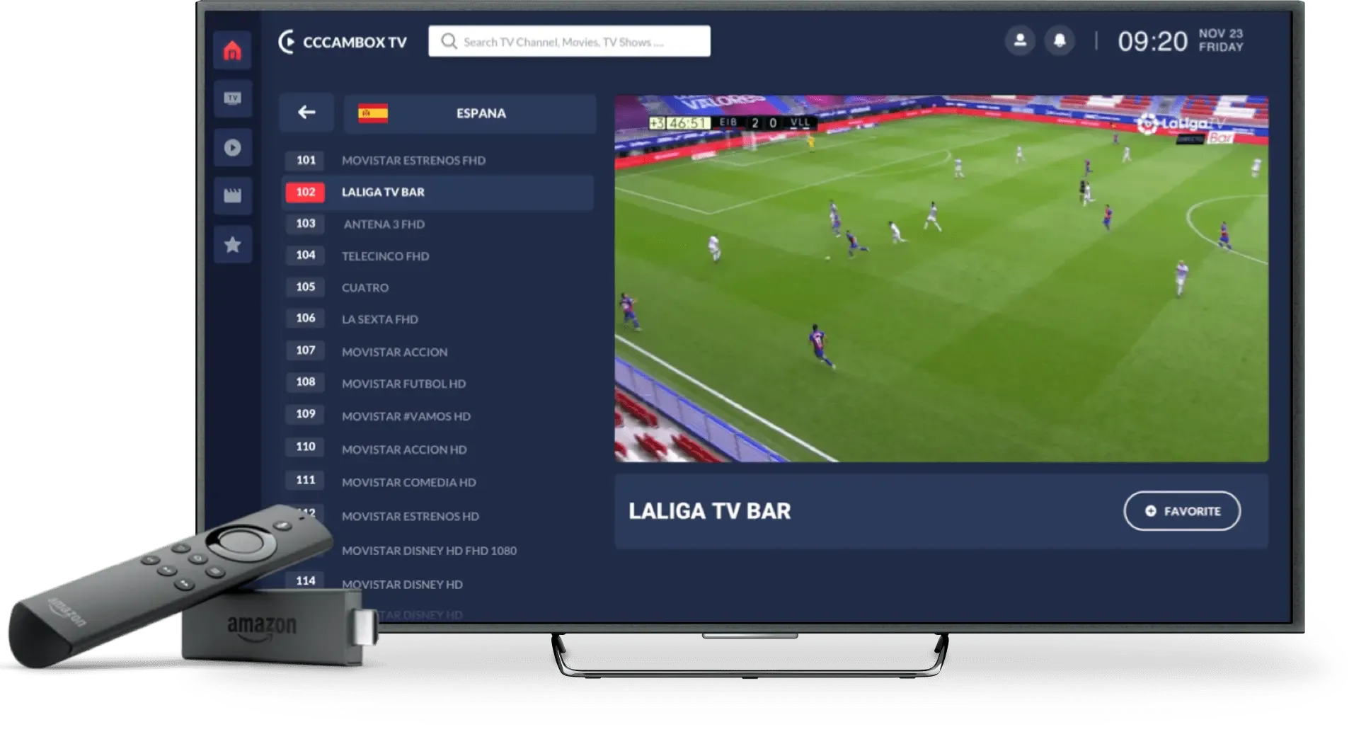 Disfruta de iptv españa con más de 11000 canales en vivo y miles de películas y series VOD