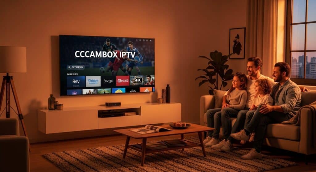 Experiencia premium de CCCAMBOX IPTV como alternativa a CCcam en Smart TV.
